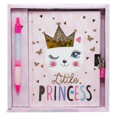 Блокнот на замочке "Маленькая принцесса" с ручкой