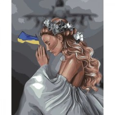 Картина за номерами з лаком та рівнем 