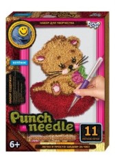 Ковровая вышивка "Punch needle: Котёнок" PN-01-02