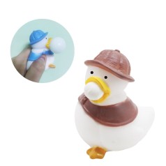 Игрушка-антистресс "Уточка со жвачкой", коричневый