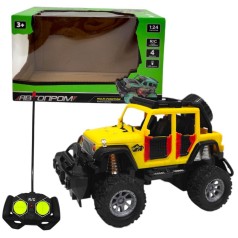 Машина на радіокеруванні "ДЖИП" (ЖОВТИЙ)