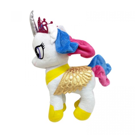 Мягкая игрушка Пони аликорн белая (33см)