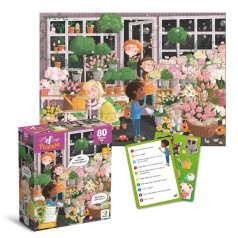 Пазл "Look and Find/Ищи и находи. Цветущая весна" 80 ел