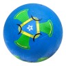 Мяч футбольный, резиновый, синий