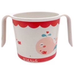 Чашка з бамбукового волокна, 200 мл (ЧЕРВОНА)