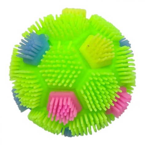 Уценка. Їжачок, що світиться Футбол 6 см (САЛАТОВИЙ) - Не світиться