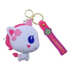 Гаманець-монетниця силіконова Единоріг білий