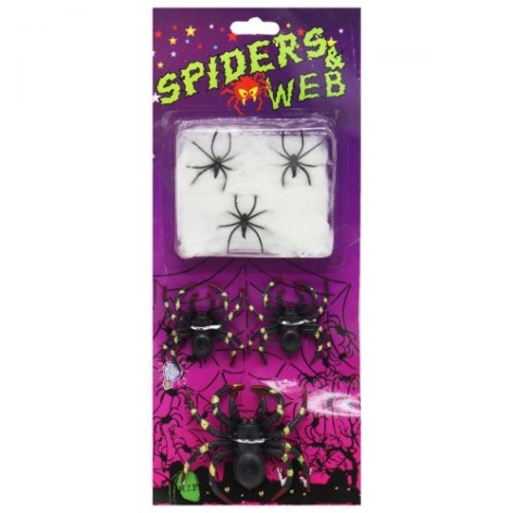 Набір декору з павуками "Halloween"