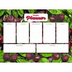 Планер на магнитной основе с алмазной мозаикой "Вишни" 32х40 см