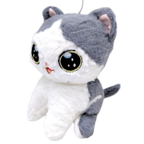 МЯГКАЯ ИГРУШКА "КОТ МИЛАШ" 20 СМ (СЕРЫЙ)