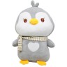 Мягкая игрушка "Пингвин Айси", 38 см, серый