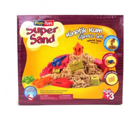 Кинетический песок "Super Sand" с песочницей