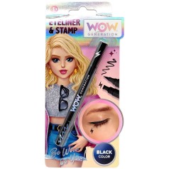 Подводка для глаз + штампик, микс видов (Молния)