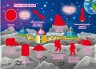 Большая книга "Развивающие наклейки. Умные задания. Космос" (рус)