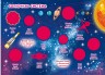 Большая книга "Развивающие наклейки. Умные задания. Космос" (рус)