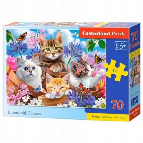 Пазли Castorland "Кошенята", 70 дет.
