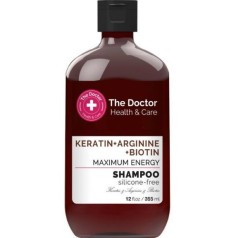 The Doctor Health & Care Шампунь Keratin + Arginine + Biotin Maximum Energy, 355мл
