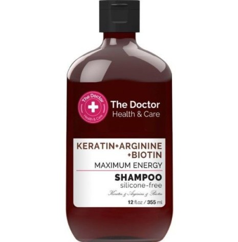 The Doctor Health & Care Шампунь Keratin + Arginine + Biotin Maximum Energy, 355мл