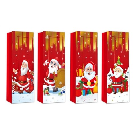 Пакет подарочный (12х10х35 см) МИКС ВИДОВ