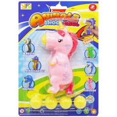 Игрушка "Единорог" с шариками (розовый)