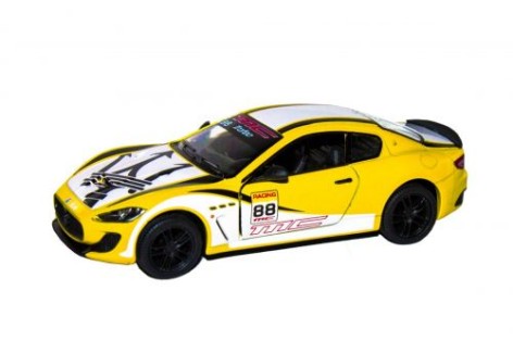 Машинка KINSMART Maserati GranTurismo (желтый)