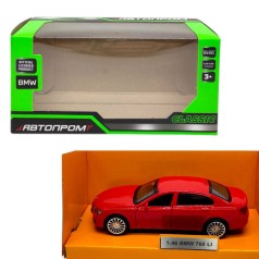 Машинка металева "Автопром: BMW 750LI" (ЧЕРВОНА)