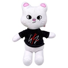 Мягкая игрушка "Skzoo. белый хорек Джинирет" (персонаж Хенджина) 28 см