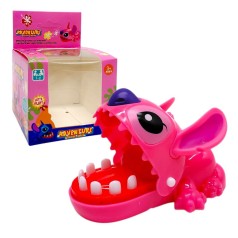 Игрушка-кусачка "Стич" (розовый)