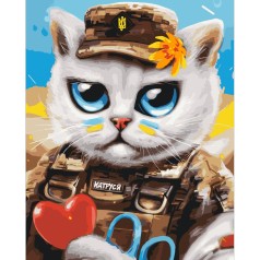 Картина по номерам "Котик врач ©Марианна Пащук"★★★★