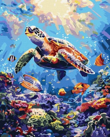 Картина по номерам - "Морской покой" ©art_selena_ua, 40х50см