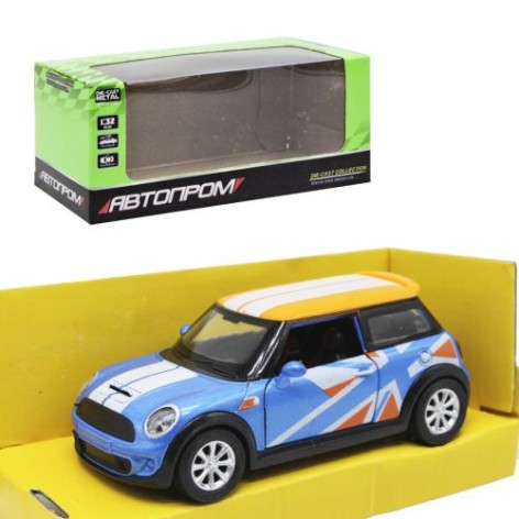 Машинка "Mini Cooper" із серії "Автопром", синій