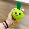Игрушка мягконабивная Погремушка-подвеска с прорезывателем Яблоко
