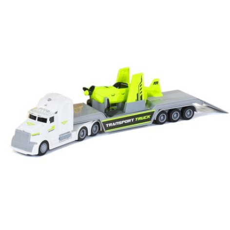 Вантажівка (трейлер) зі звуком і світлом (білий)