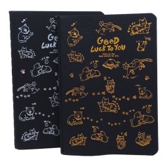 Блокнот А6 "Кицьки" 30 аркуш., чорні сторінки (39985)