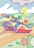 Книга "Великі водні розмальовки: Військова техніка"