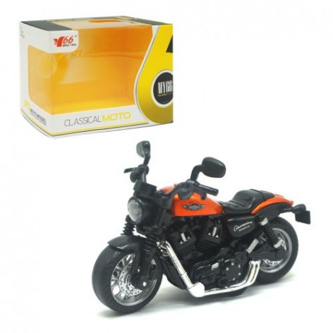 Мотоцикл "Classical moto", оранжевый
