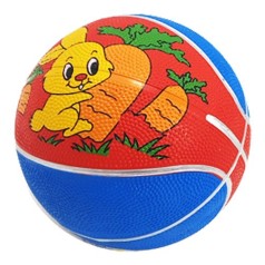 Мяч баскет дит синій+червоний
