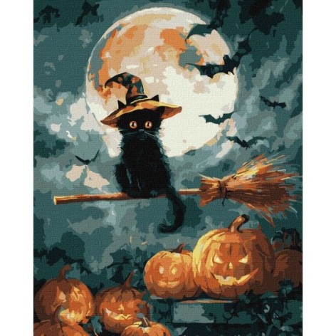 Картина по номерам "Маленький колдун" 40х50 см