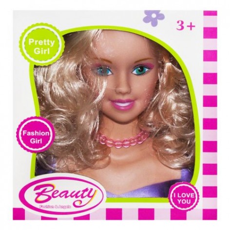 Кукла-манекен для причёсок "Beauty", фиолетовая (вид 2)