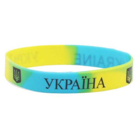 Силіконовий браслет "Україна", 10 мм
