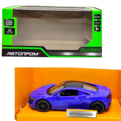 Машинка металева "Acura NSX" (СИНЯ)