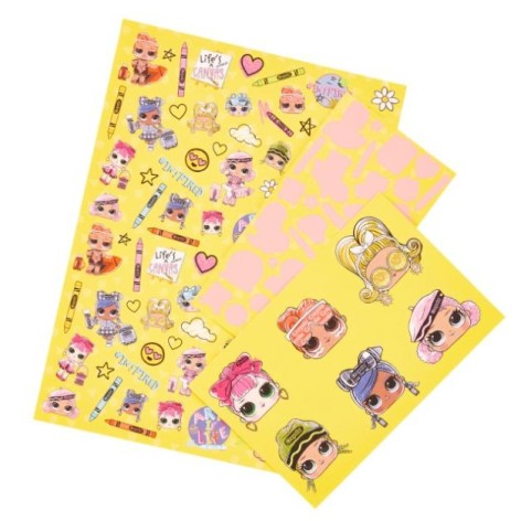 Мега набір наліпок "Лялечки"