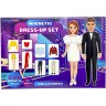 Игра-одевалка "Magnetic game. Magnetic dolls"