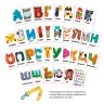 Игра настольная "Карточки на ремне. Буквы-животные" (укр)