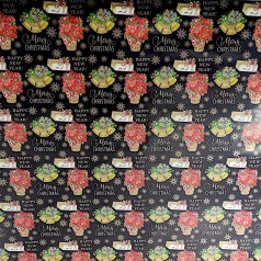 Бумага подарочная (100х70 см), 1 лист