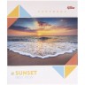 Тетрадь 60л клетка "Sunset" "Мечты сбываются" (12 экземпляров, микс)