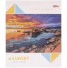 Тетрадь 60л клетка "Sunset" "Мечты сбываются" (12 экземпляров, микс)