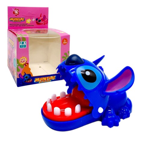 Игрушка-кусачка "Стич" (синий)