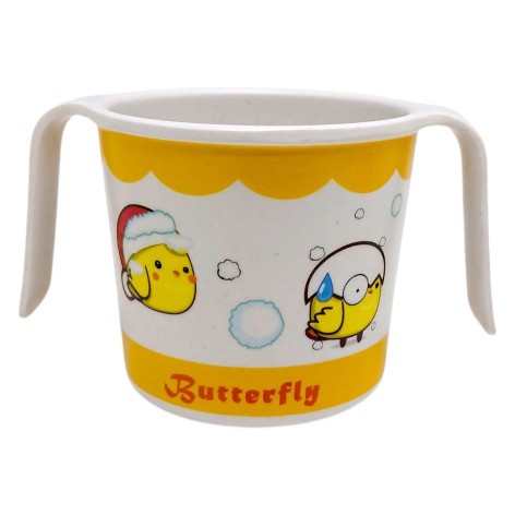 Чашка з бамбукового волокна, 200 мл (ПОМАРАНЧЕВА)