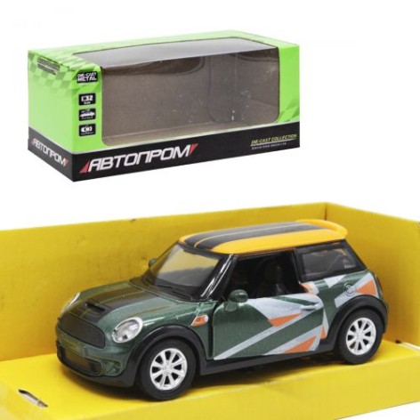 Машинка "Mini Cooper" із серії "Автопром", зелений